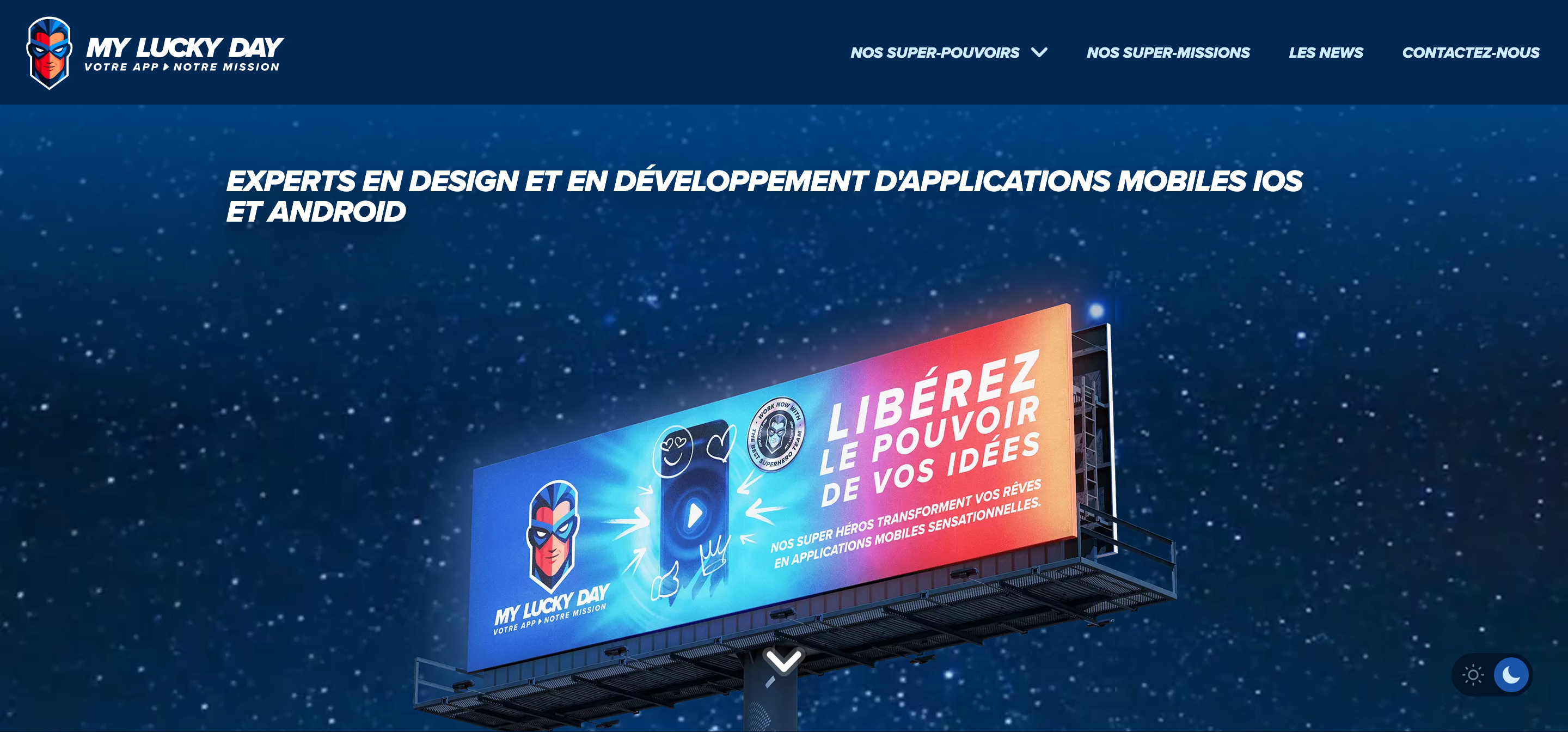illustration Refonte du site My Lucky Day